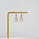 Rose Quartz Drop Earrings