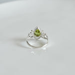 Lotus Peridot Ring