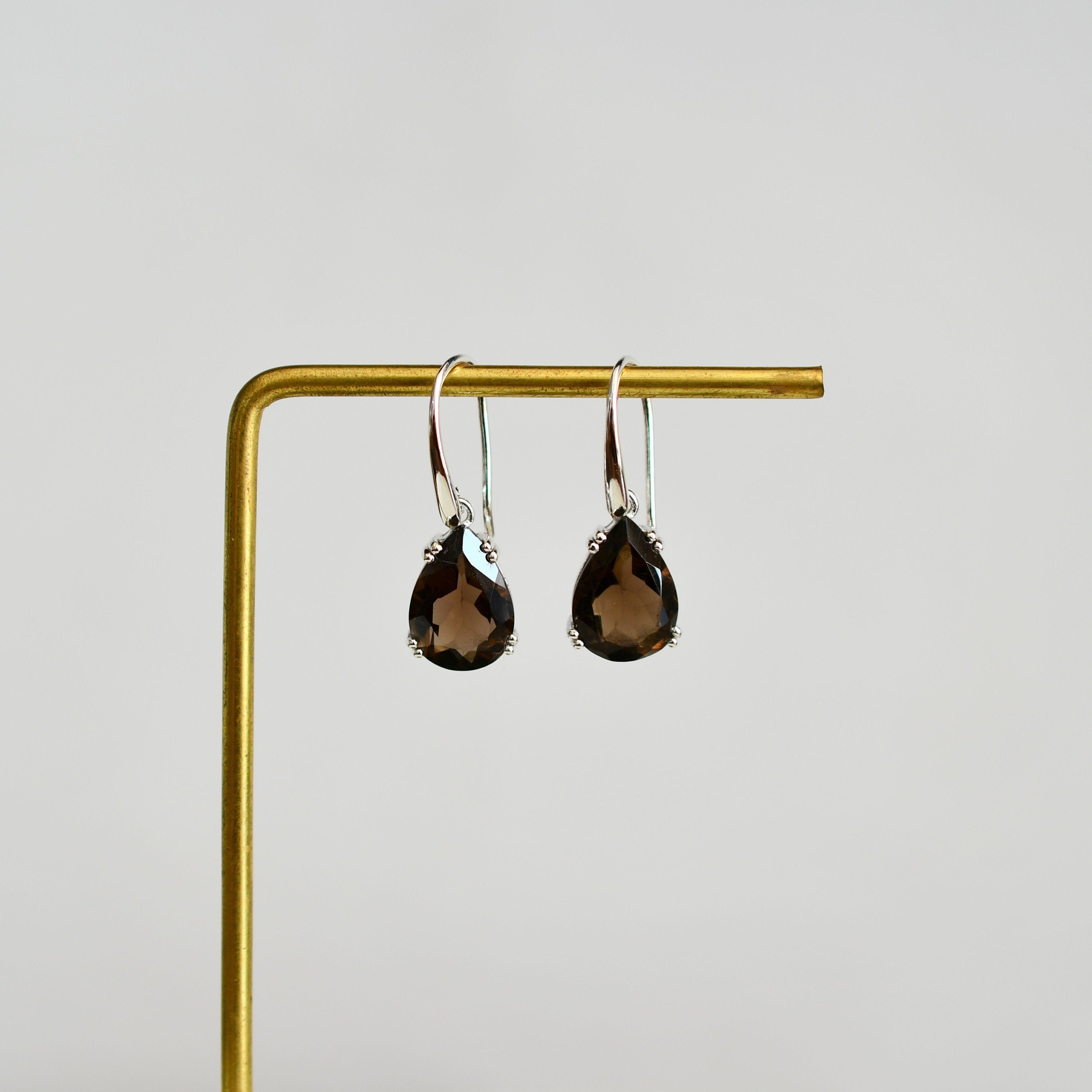 Rose Quartz Drop Earrings
