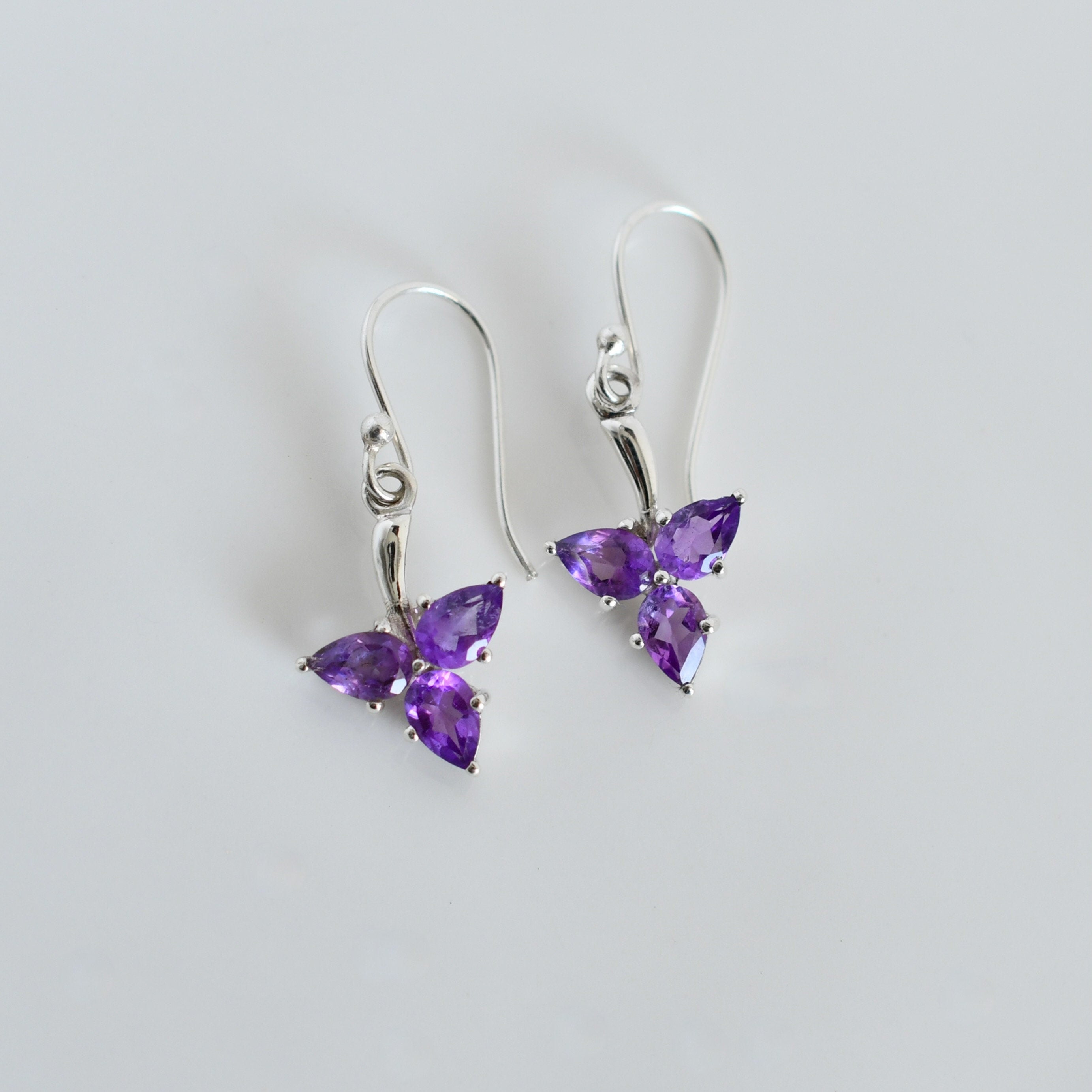 Pear Peridot Earrings