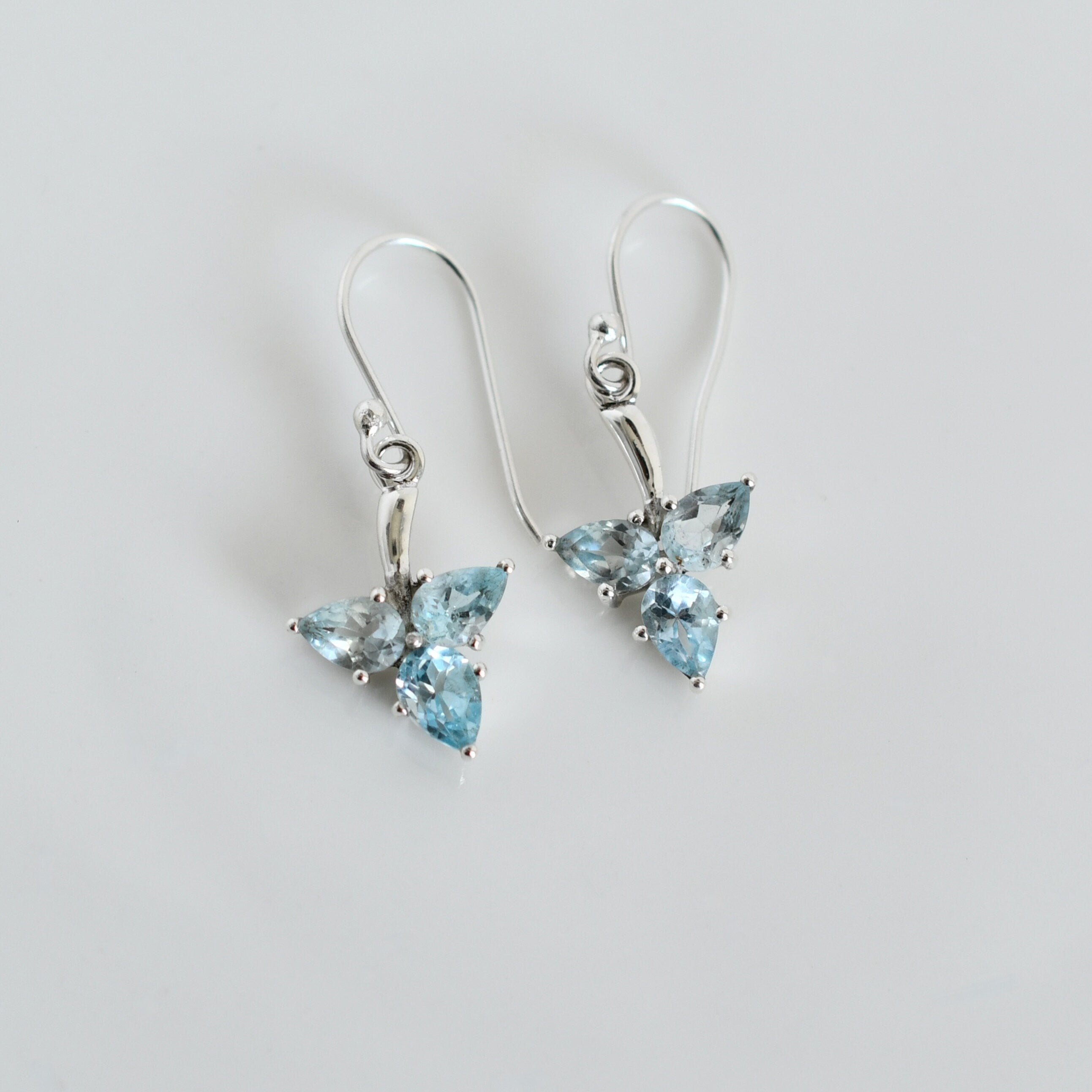 Pear Drop Amethyst Earrings