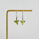 Pear Peridot Earrings
