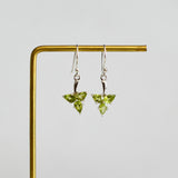 Pear Peridot Earrings