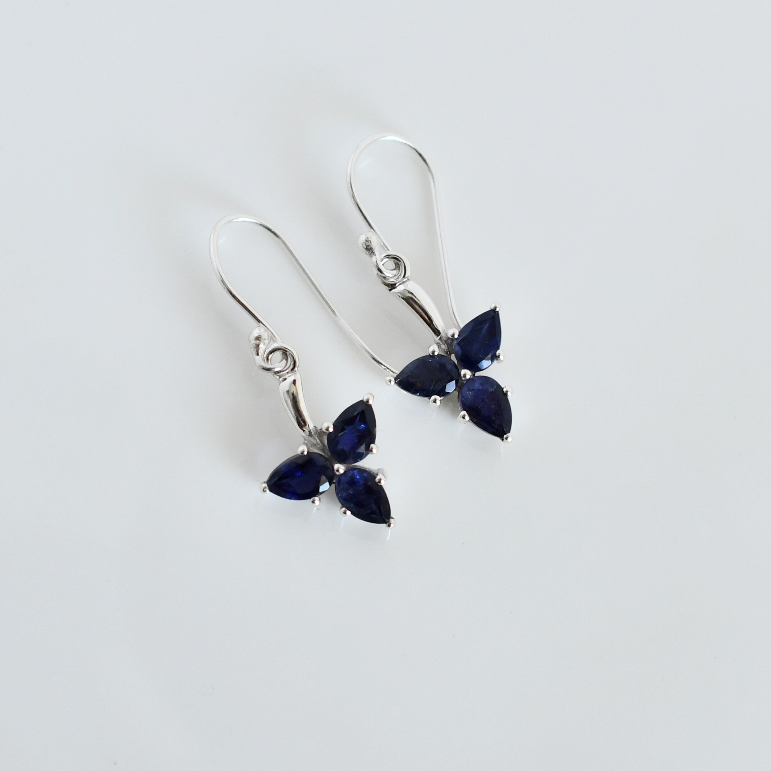 Pear Drop Amethyst Earrings