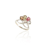 Art Deco Tourmaline Fan Ring