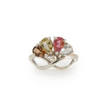 Art Deco Tourmaline Fan Ring