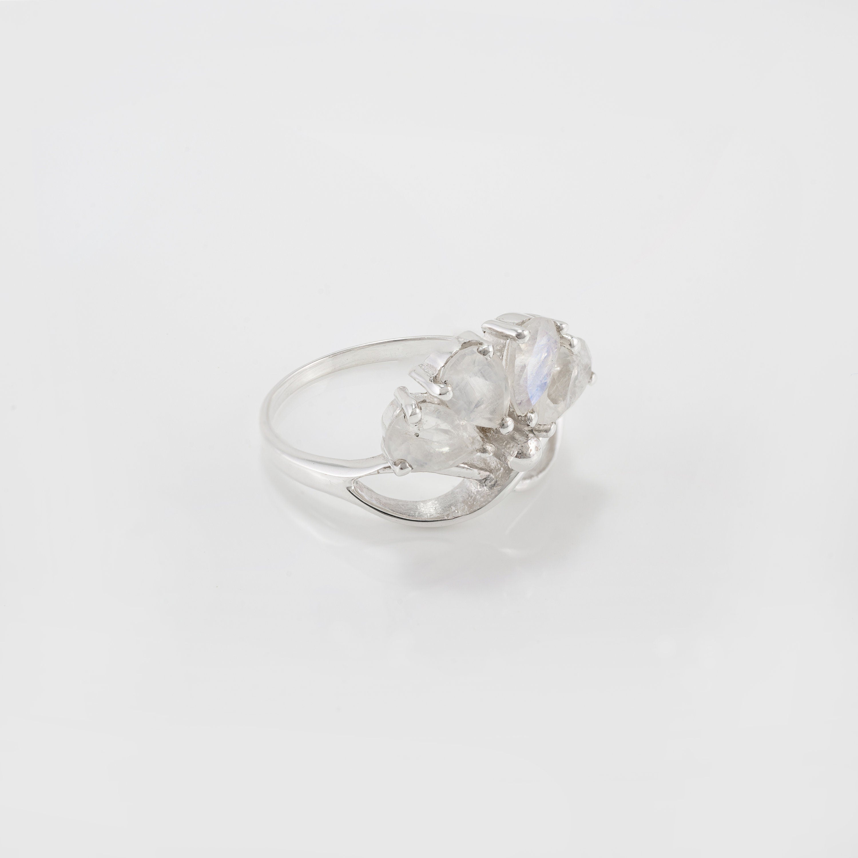 Art Deco Tourmaline Fan Ring