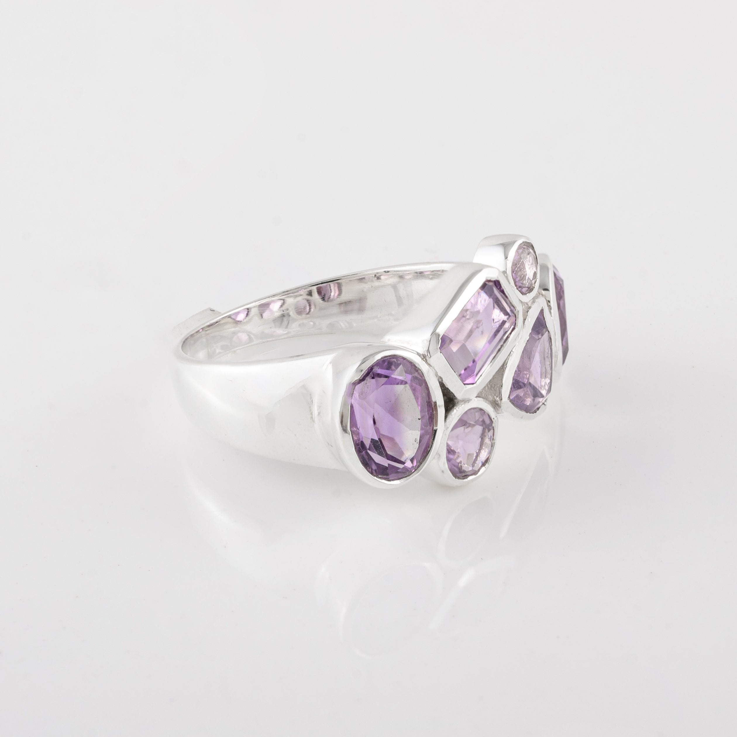 Amethyst Cluster Ring