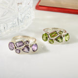Amethyst Cluster Ring