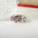 Amethyst Cluster Ring