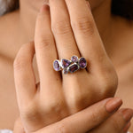 Amethyst Cluster Ring