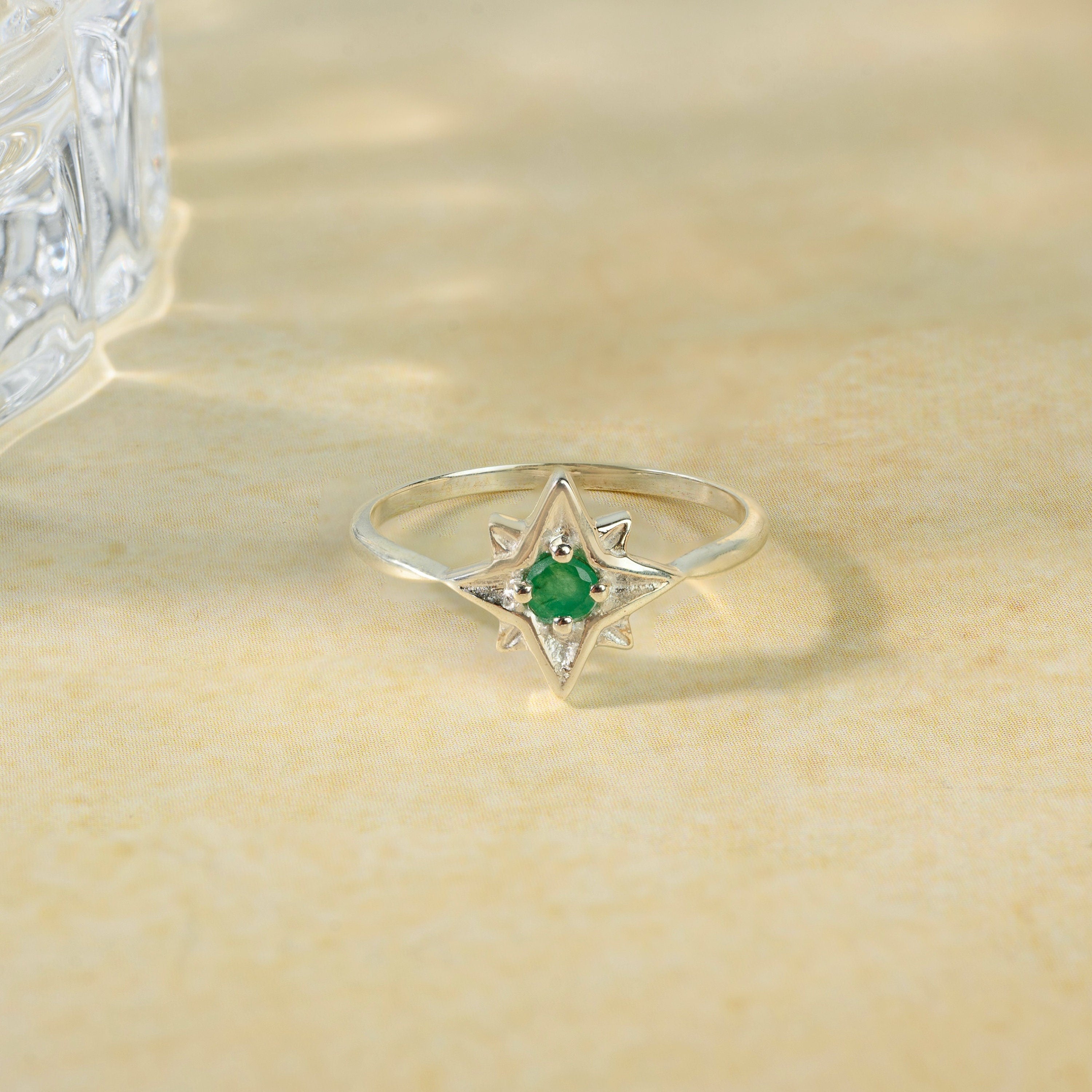 North Star Emerald Ring