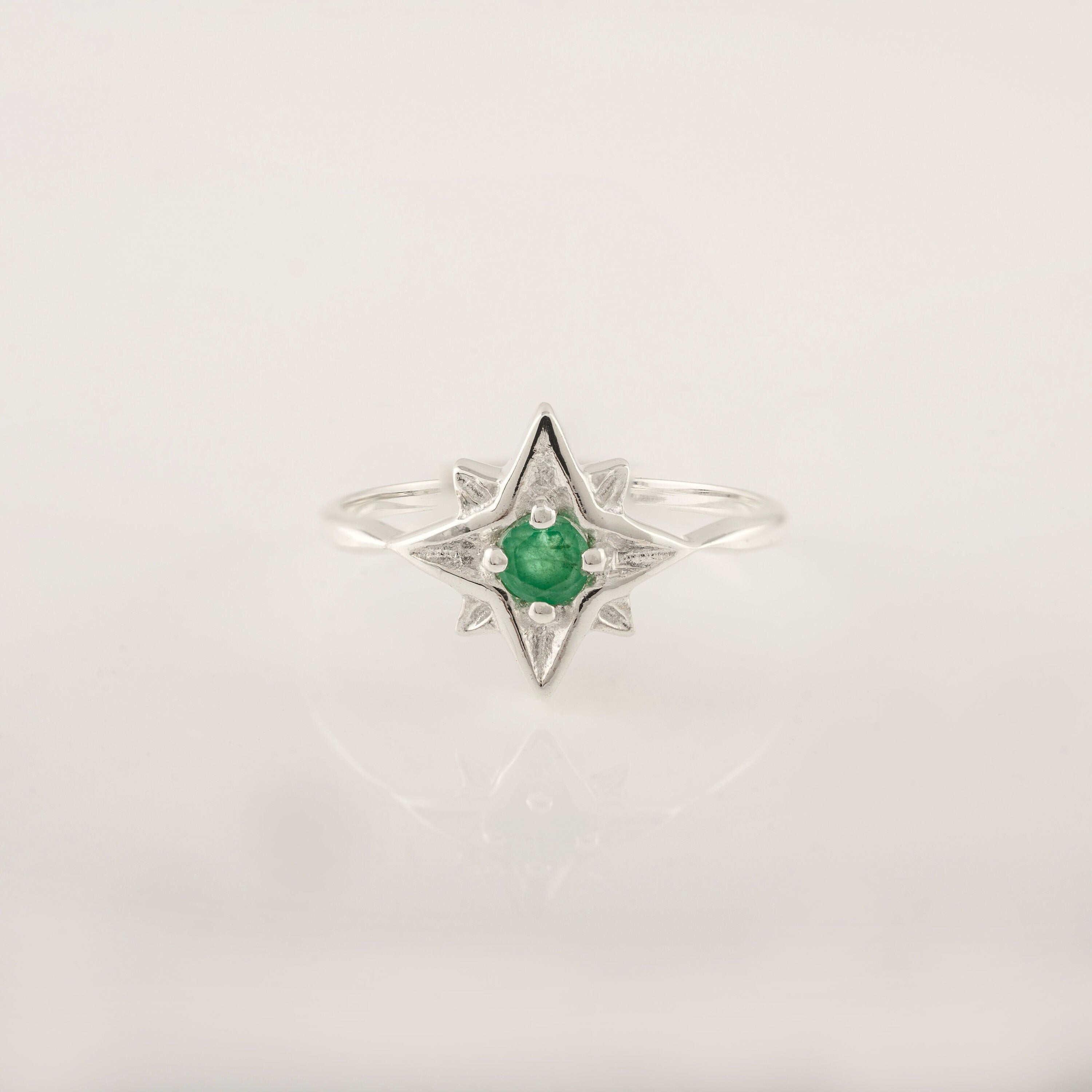 North Star Emerald Ring