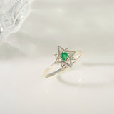 North Star Emerald Ring
