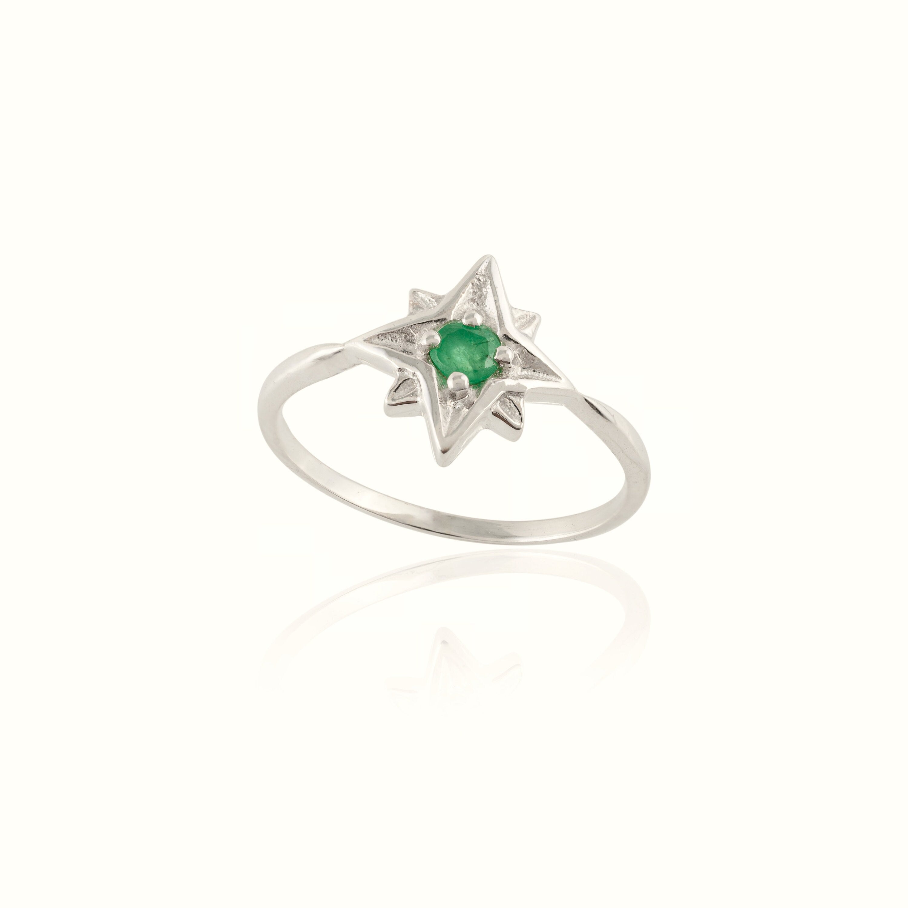 North Star Emerald Ring