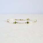 Peridot Bracelet in 925 sterling silver