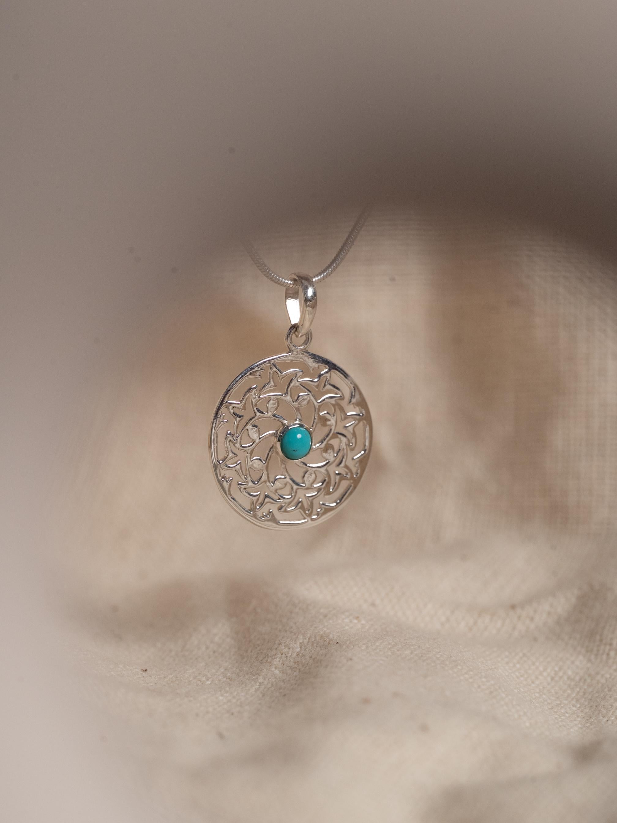 Floral Peridot Necklace