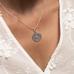 Floral Turquoise Necklace