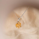 Citrine Flower Necklace