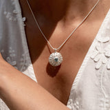 Blue Topaz Coral Pendant