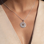 Floral Peridot Necklace