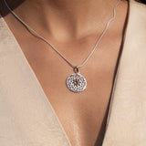 Floral Peridot Necklace