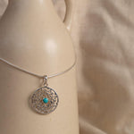 Floral Turquoise Necklace