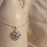 Floral Turquoise Necklace