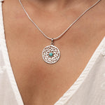 Floral Turquoise Necklace