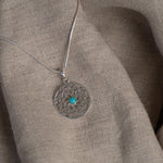 Floral Turquoise Necklace