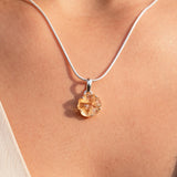 Citrine Flower Necklace