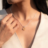 Citrine Flower Necklace