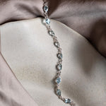 Dainty Blue Topaz Bracelet