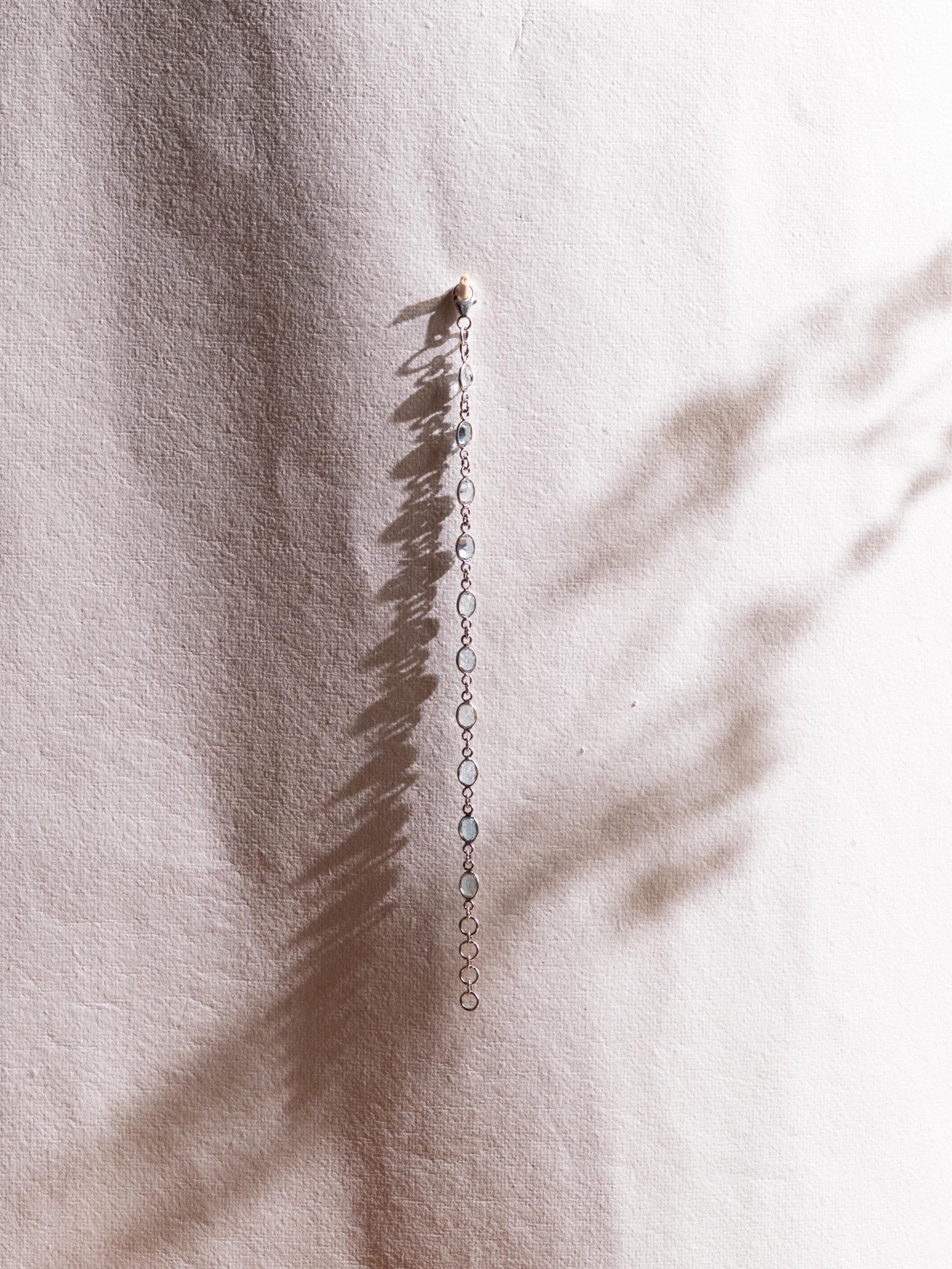 Dainty Blue Topaz Bracelet