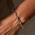 Dainty Blue Topaz Bracelet