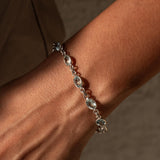 Dainty Blue Topaz Bracelet