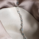 Dainty Blue Topaz Bracelet