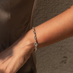Dainty Blue Topaz Bracelet